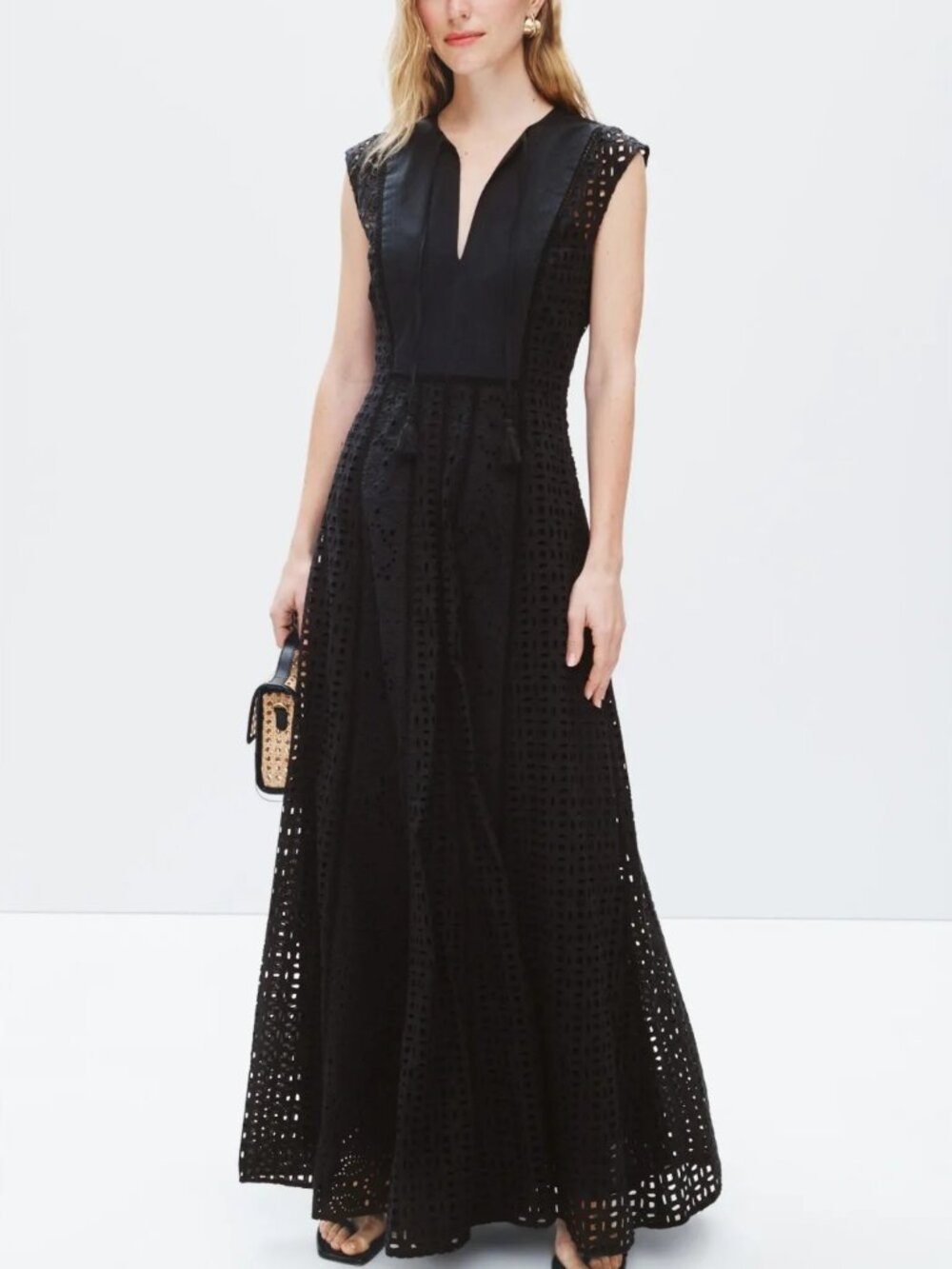 Veronica Beard Alina Dress 100% Cotton Size 2 MSRP $698 - Picture 2 of 12